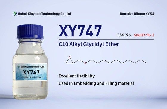 C10 ALKYL GLYCIDYL ETHER XY747 CAS 68609-96-1, Bodenbelag, Betonreparatur, Füllmaterial, Einbettung, monoepoxige funktionelle, transparente Flüssigkeit